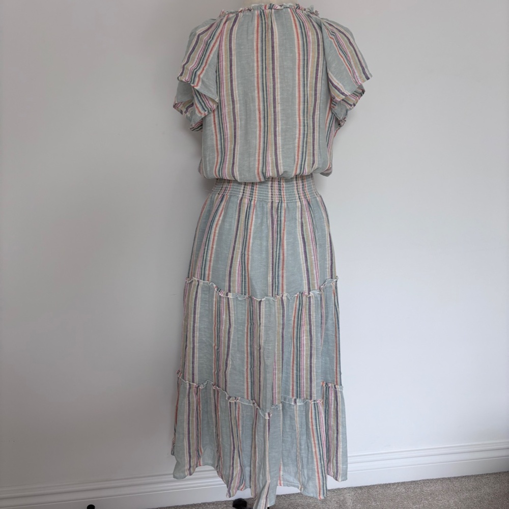 Rails Amelia Sag Harbour Stripe Midi Dress S - Picture 7 of 15